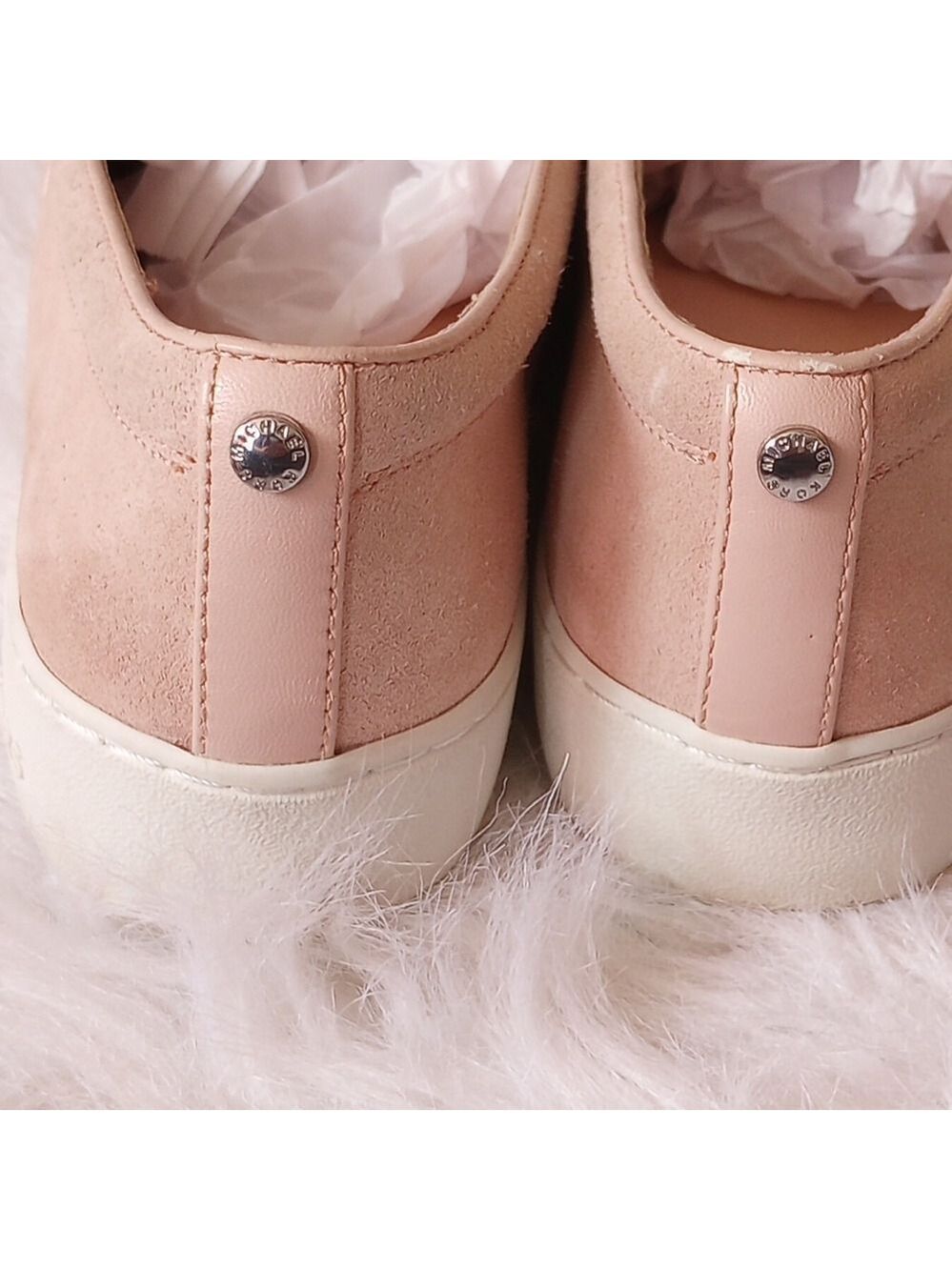 Michael Kors Keaton Rhinestone embellished slide-on Sneakers. Size 9. - Picture 8 of 14